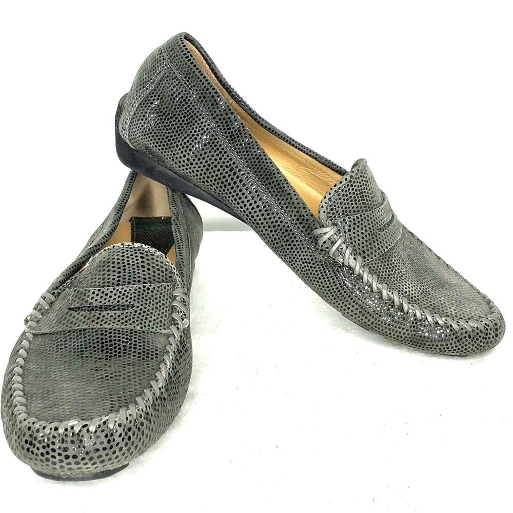 VANEli Leather Driving Moccasins | Gray